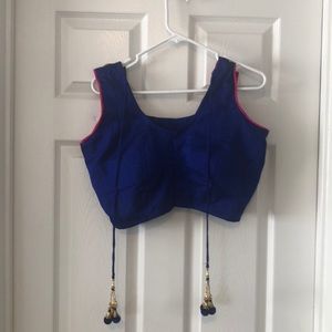 Custom handmade Sari top for size 36 DD
